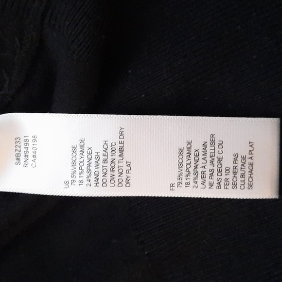 Twenty One Foever 21 Black Sequin 3/4 Sleeve Button Up Cardigan Sweater Size L - Picture 5 of 7